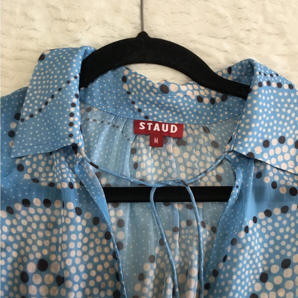 Staud Marissa Printed Shirt size medium - Picture 8 of 12